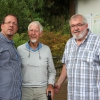 Ein historisches Foto: 44 Jahre Leitung des BGR: Dr. Knopf, Dr. Bünemann und Herr Reif